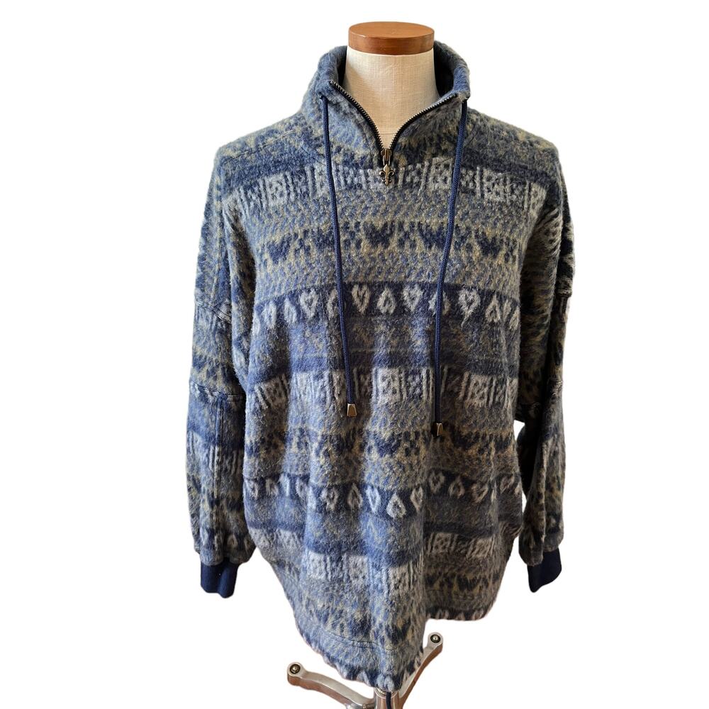 Vintage Y2K  Express French Country fleece jacket L